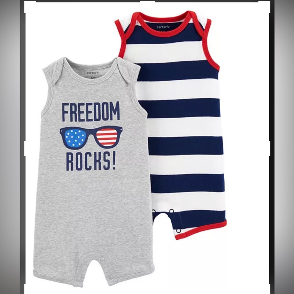Baby Boy Carter's 2-Pack Rompers